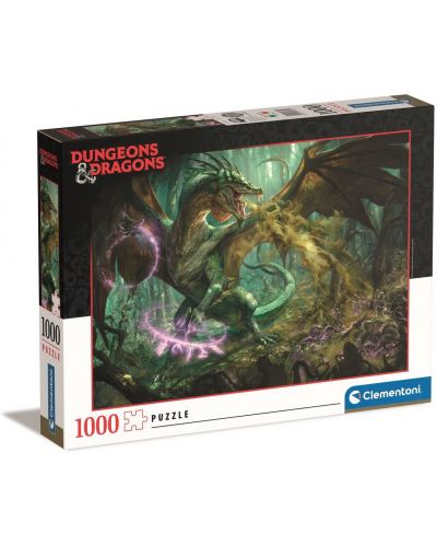 Пъзел Clementoni от 1000 части - Dungeons & Dragons - 1